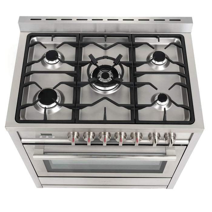 Cosmo 36-Inch 3.8 Cu. Ft. Single Oven Dual Fuel Range in Stainless Steel (COS-F965NF)