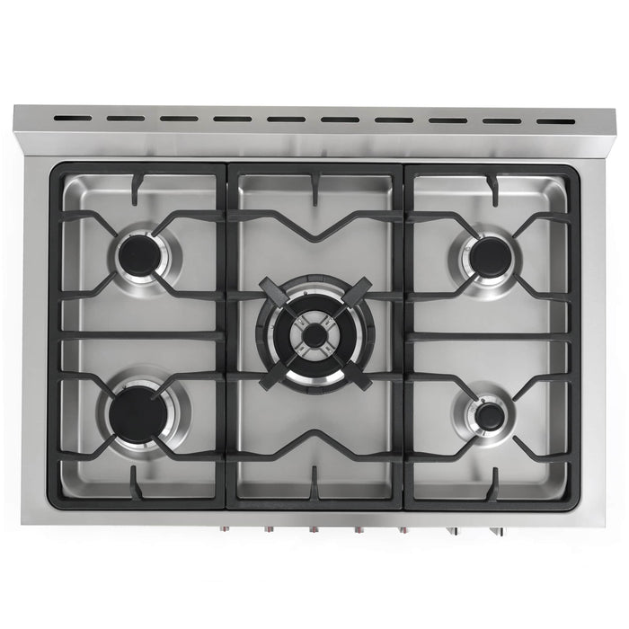 Cosmo 36-Inch 3.8 Cu. Ft. Single Oven Dual Fuel Range in Stainless Steel (COS-F965NF)