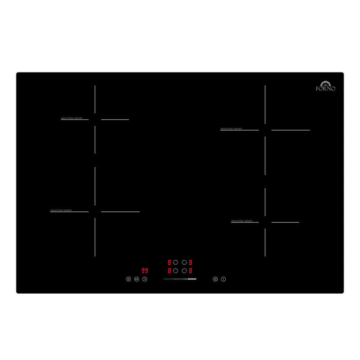 Forno  Parco 30-Inch Induction Cooktop, 4 Zones, 7200W, Touch Control, 9 Power Levels & Booster Function (FCTIN0583-30)