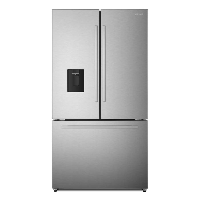 Cosmo 4-Piece Appliance Package - 30-Inch Electric , Dishwasher, Refrigerator with Water Dispenser and Over-the- Microwave in Stainless Steel (COS-4PKG-624)