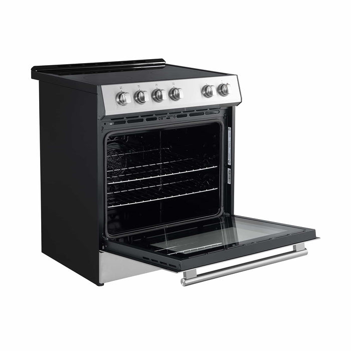 Forno Leonardo Espresso 30-Inch Electric Range with 5.0 cu. Ft. Electric Oven in Stainless Steel (FFSEL6012-30)