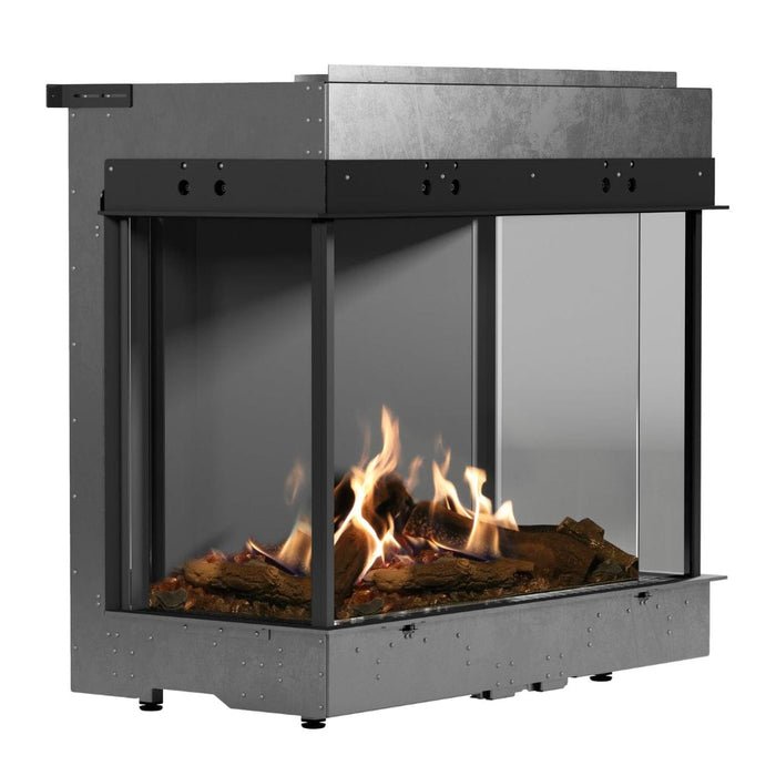 Faber MatriX 3326 Series Three-sided Bay Built-in Gas Fireplace