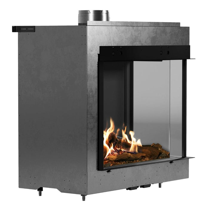 Faber MatriX 3326 Series Two-sided Right-facing Built-in Gas Fireplace