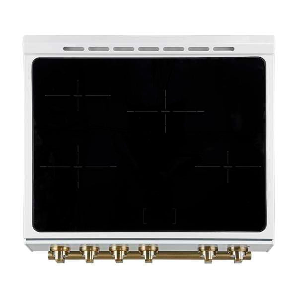 Forno Leonardo Espresso 30 Inch Slide-In White Induction Range FFSIN0982-30WHT