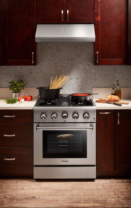 Thor Kitchen 30 in. 4.2 cu. ft. Professional Propane Gas Range in Stainless Steel, HRG3080ULP