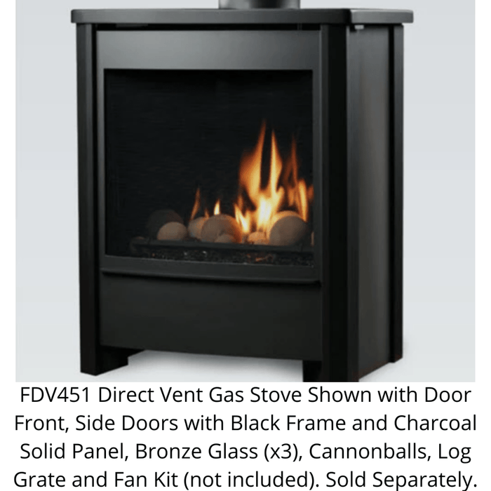 Kingsman 26" FDV451 Free Standing Direct Vent Gas Stove (FDV451N)