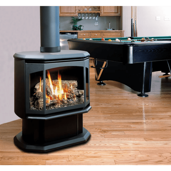 Kingsman FDV350 27" Freestanding Intermittent Pilot Proflame 1, Propane Gas Direct Vent Stove