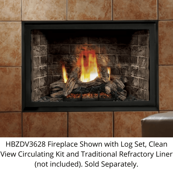 Kingsman 36" HBZDV3628 Zero Clearance Direct Vent Gas Fireplace