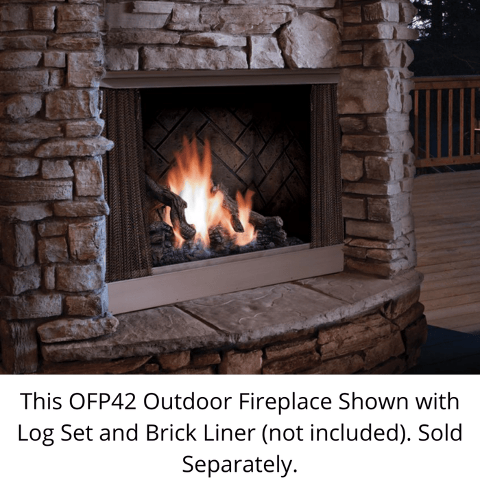 Kingsman 42" OFP42 IPI Outdoor Gas Fireplace (OFP42NE)