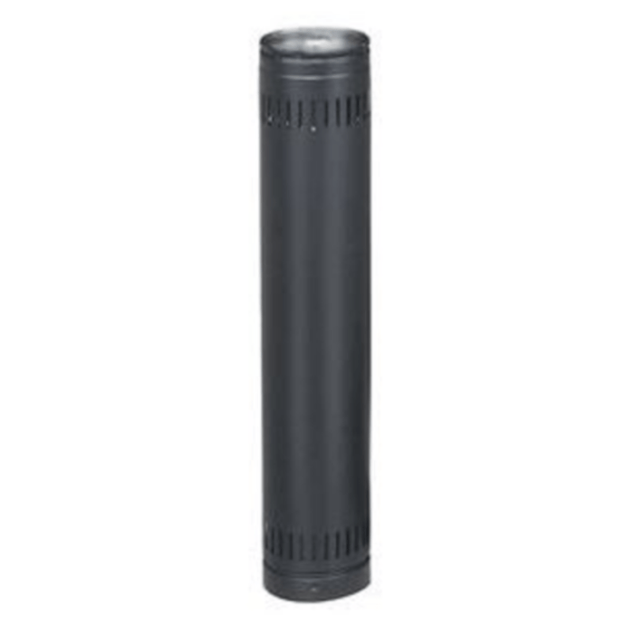 Kingsman 7" x 24" Black Chimney Pipe