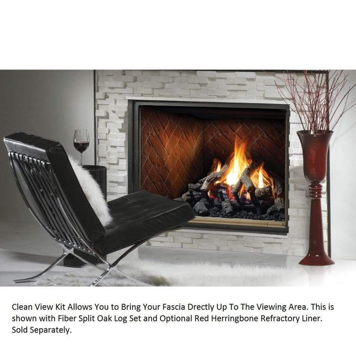 Kingsman 47" Designer Clean View Circulating Kit for HBZDV4736 Direct Vent Gas Fireplace