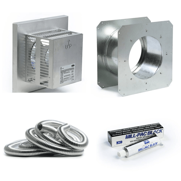 Kingsman Horizontal Chimney Vent Termination Starter Kit