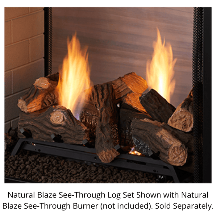 Monessen 27" Natural Blaze See-Through Gas Log Set (Logs Only)