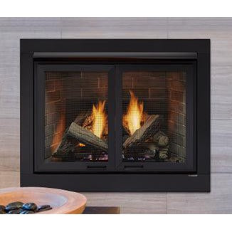 Monessen Attribute 32" Universal Circulating Vent Free Firebox With Radiant Face and Multitonal Gray Reversible Interior Panels