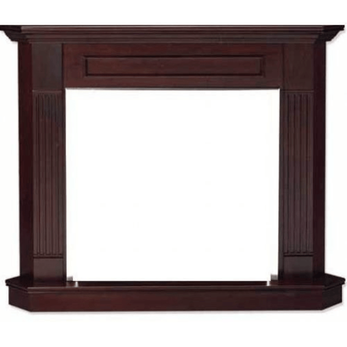 Monessen 36" Oak/Birch Surround Wall Mantel Cabinet with Hearth for Fireplaces