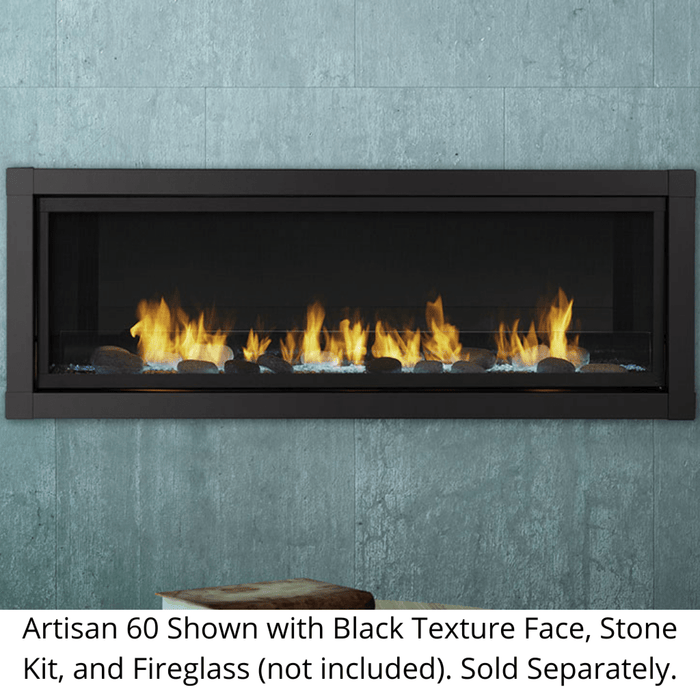 Monessen 60" Artisan Vent Free Linear Fireplace with IntelliFire Plus IPI Control