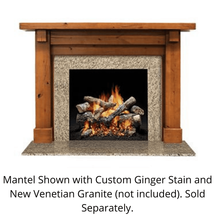 Monessen Battlefield Flush Wood Mantel