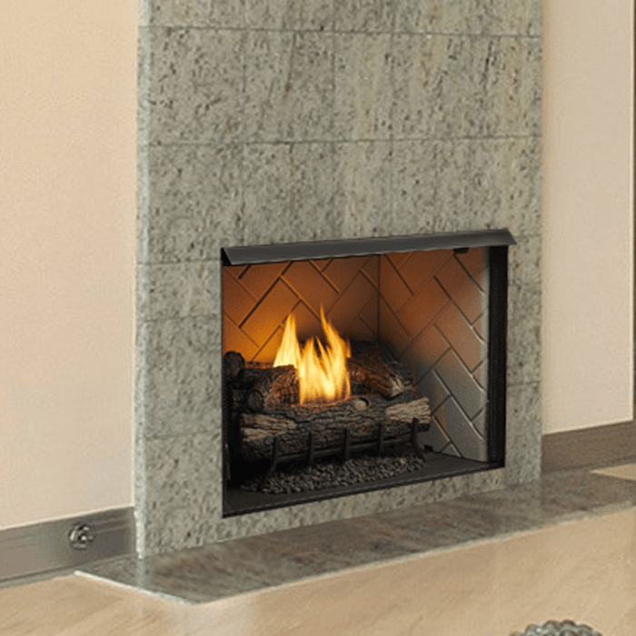 Monessen Exacta 32" Vent Free Circulating Clean Face Firebox with Herringbone Interior Panels