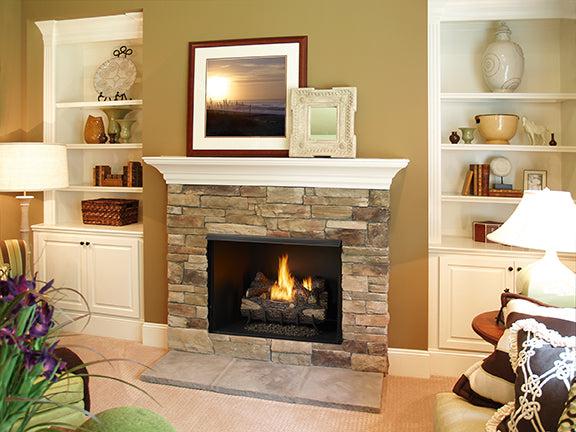 Monessen Exacta 36" Vent Free Circulating Clean Face Firebox with Herringbone Interior Panels