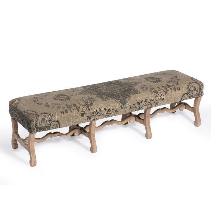 Park Hill Collection Country French Chateau Upholstered Bench EFS06067