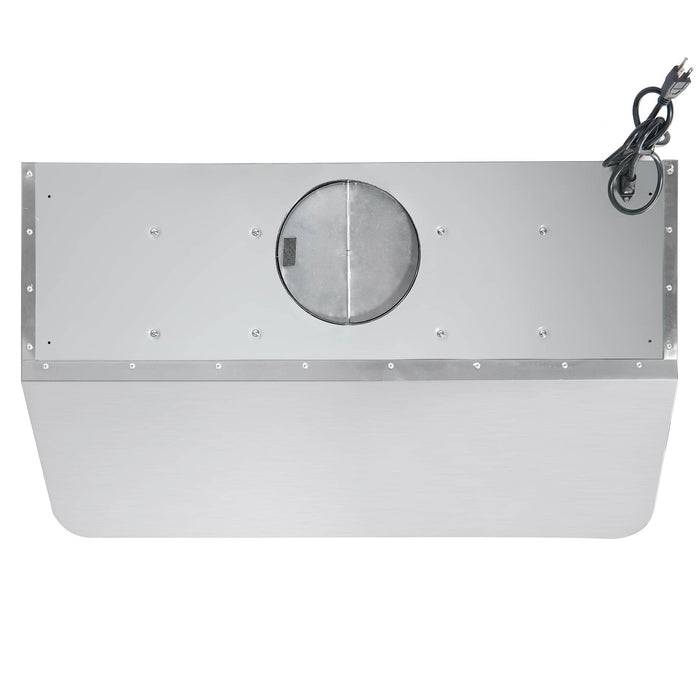 Cosmo 30-inch 500 CFM Ducted Under Cabinet Range Hood in Stainless Steel (COS-QB75)