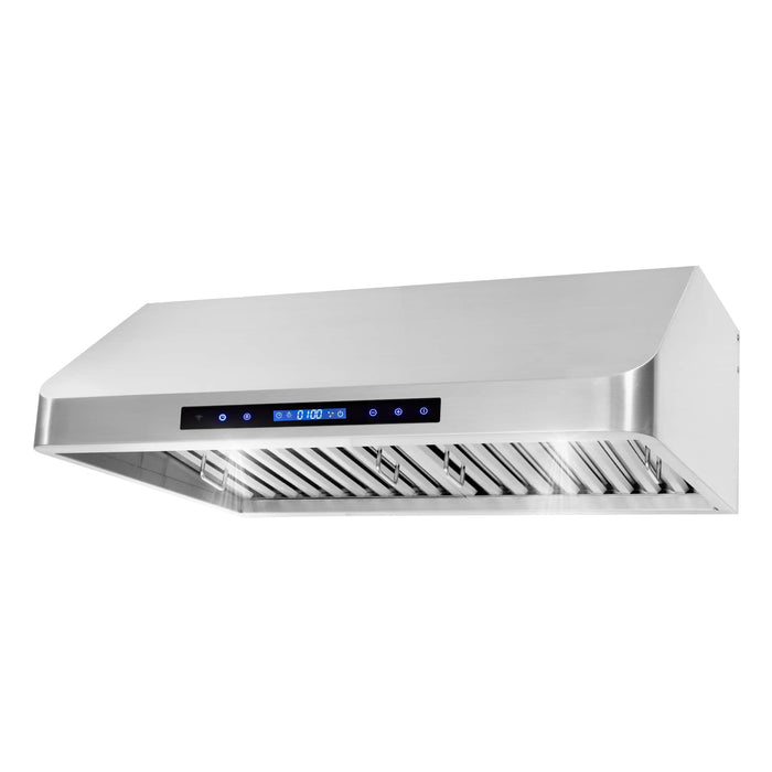 Cosmo 30-Inch 500 CFM Ducted Under Cabinet Range Hood in Stainless Steel (COS-QS75)