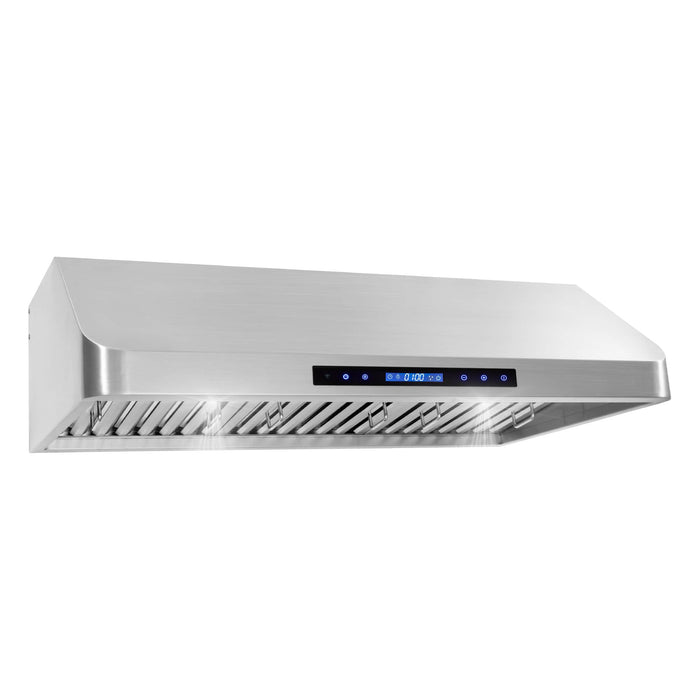 Cosmo 36-Inch 500 CFM Ducted Under Cabinet Range Hood in Stainless Steel (COS-QS90)