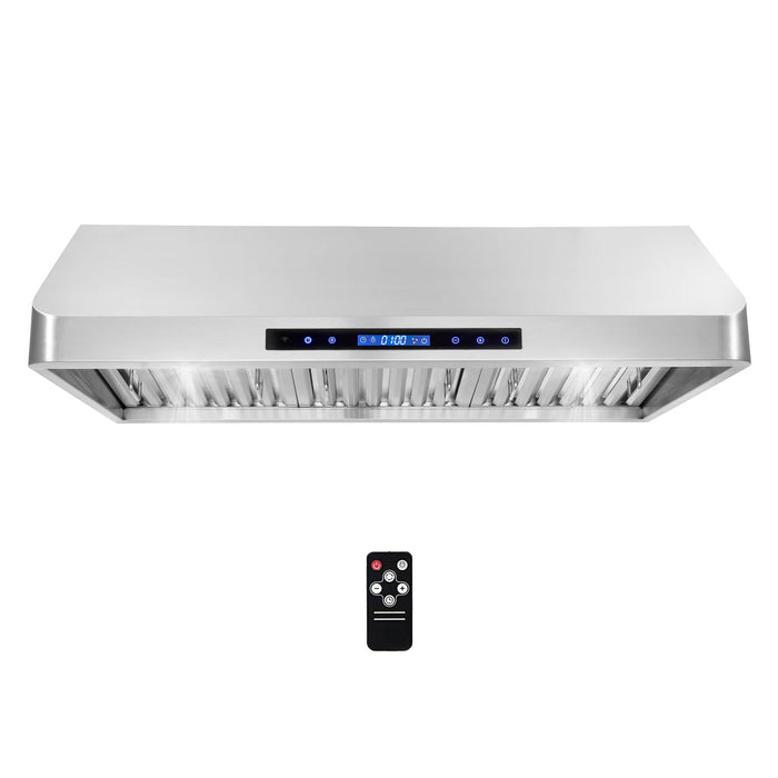 Cosmo 36-Inch 500 CFM Ducted Under Cabinet Range Hood in Stainless Steel (COS-QS90)