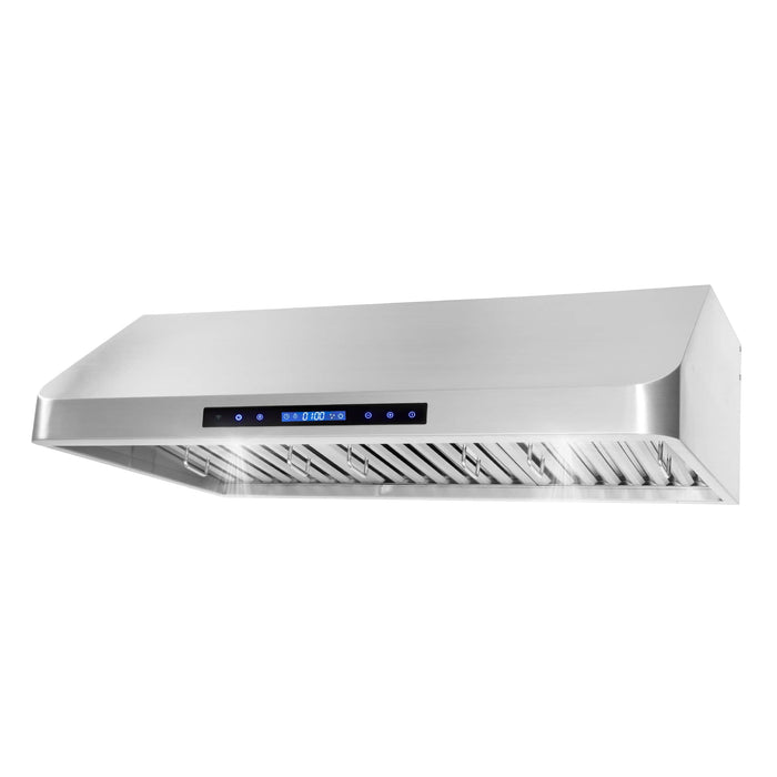 Cosmo 36-Inch 500 CFM Ducted Under Cabinet Range Hood in Stainless Steel (COS-QS90)