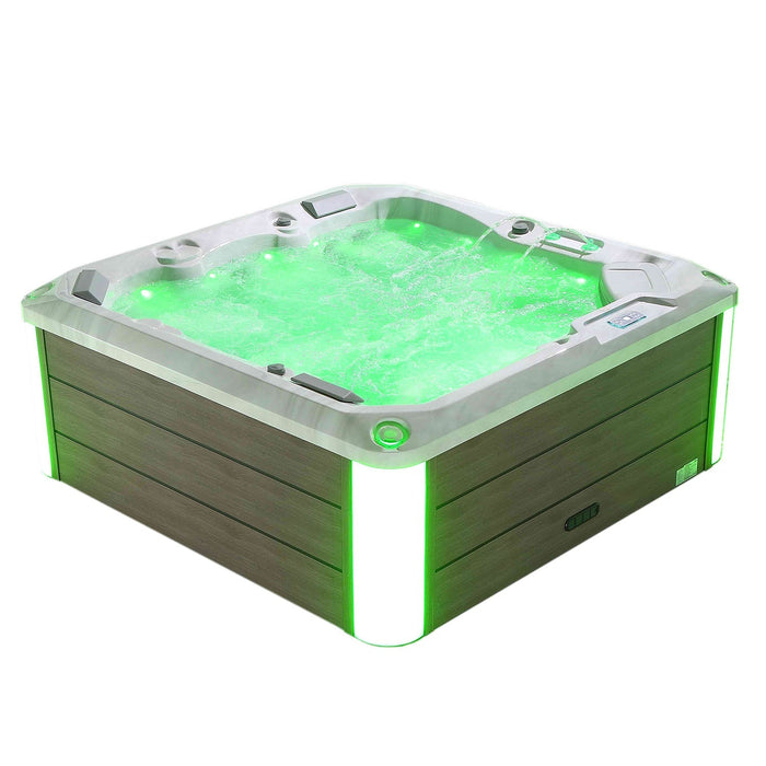 Freestanding Luxury 5-Person Square Outdoor Hot Tub EMPV-SPA3528