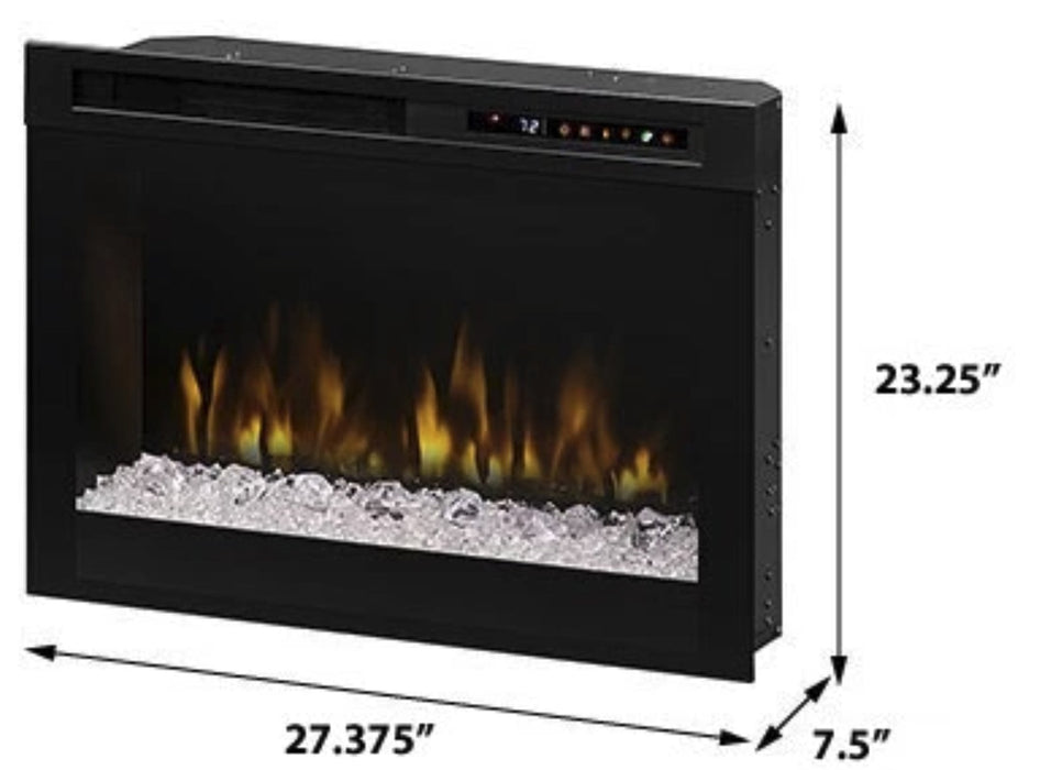 Dimplex 28" Multi-Fire XHD Electric Fireplace Insert w/ Acrylic (XHD28G)