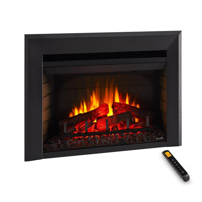 SimpliFire 25" Traditional Electric Built-In Fireplace Insert