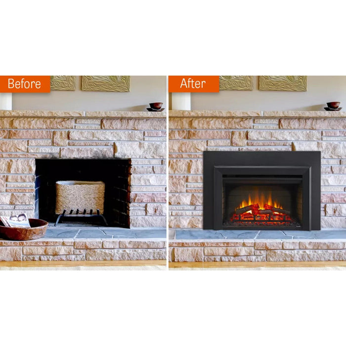 SimpliFire 30" Traditional Electric Built-In Fireplace Insert