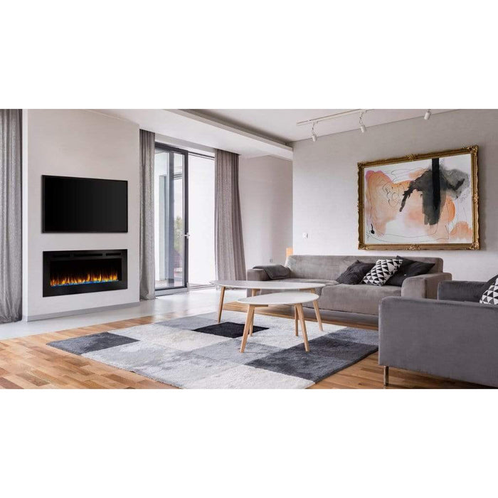 SimpliFire Allusion 40" Linear Electric Recessed Fireplace