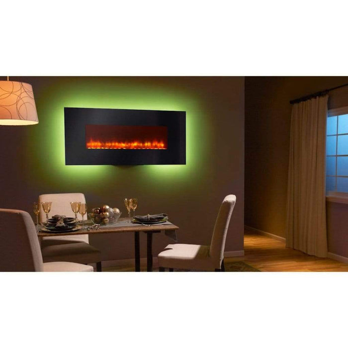 SimpliFire Modern 58" Linear Electric Wall Mount Fireplace