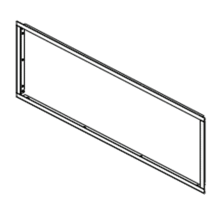 SimpliFire Trim Kit for 60" Allusion Platinum Fireplace