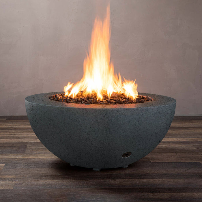 Starfire Designs Rustic  36" Round Concrete Gravity Gas Fire Pit