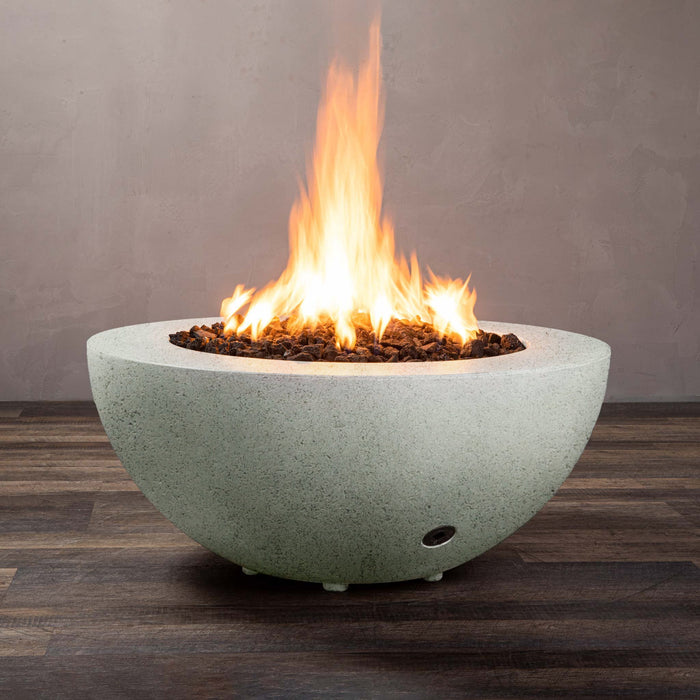 Starfire Designs Rustic  36" Round Concrete Gravity Gas Fire Pit