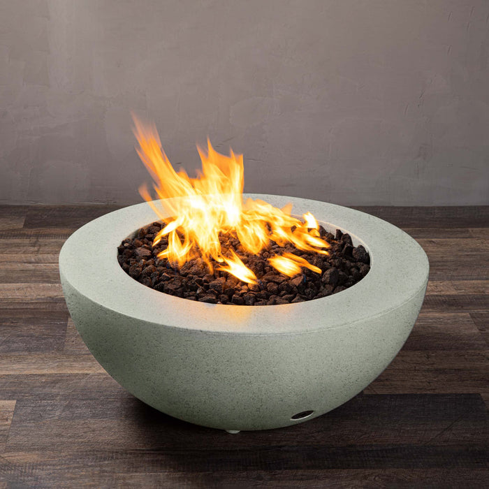 Starfire Designs Rustic  36" Round Concrete Gravity Gas Fire Pit