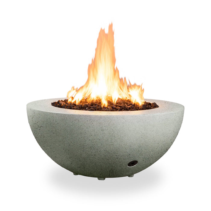 Starfire Designs Rustic  36" Round Concrete Gravity Gas Fire Pit