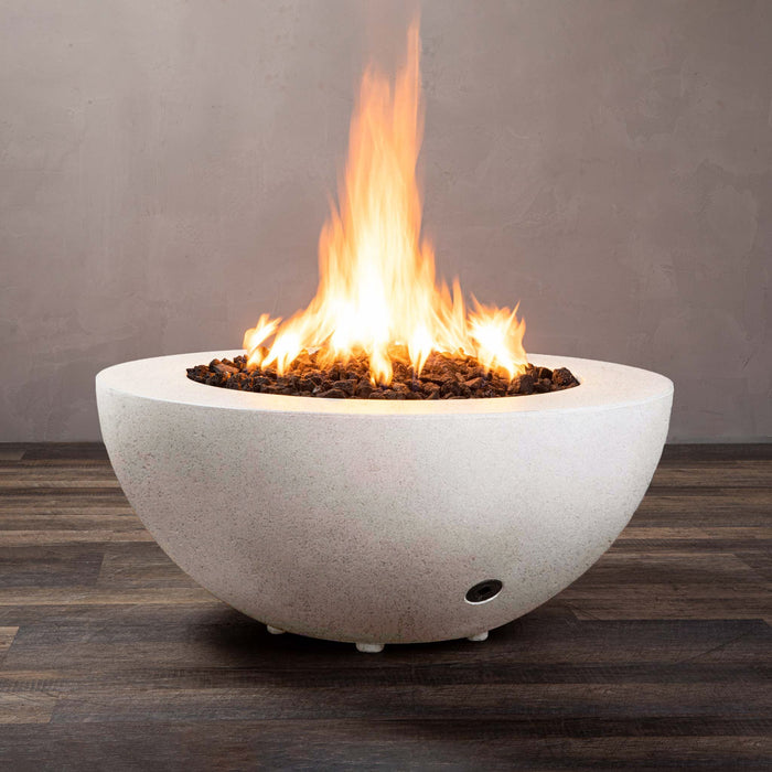 Starfire Designs Rustic  36" Round Concrete Gravity Gas Fire Pit