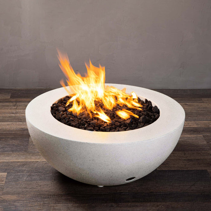 Starfire Designs Rustic  36" Round Concrete Gravity Gas Fire Pit