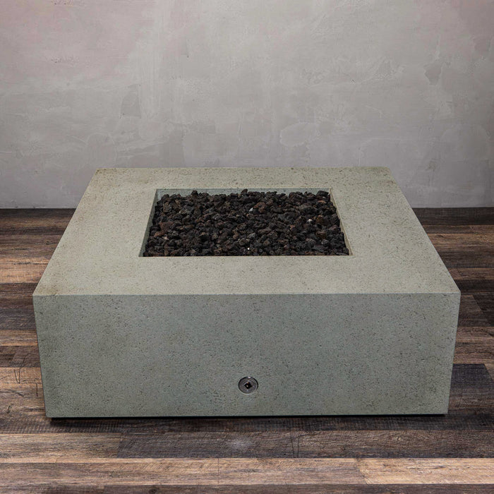 Starfire Designs Rustic Gravity 45" Square Concrete Gas Fire Pit