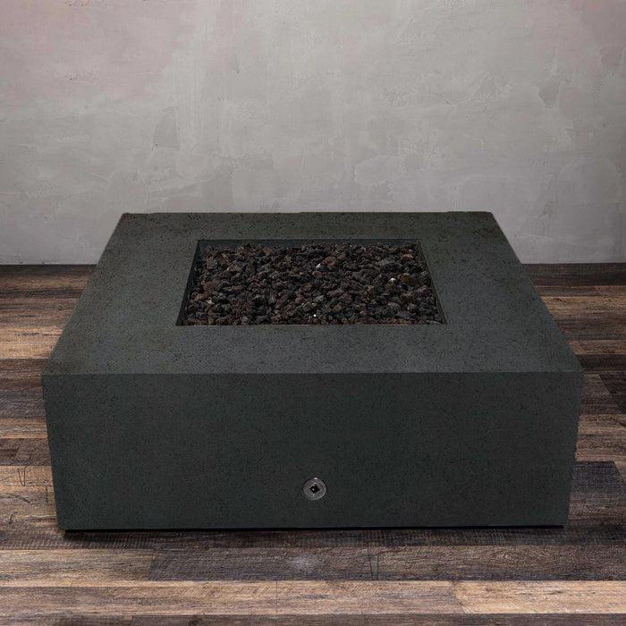 Starfire Designs Rustic Gravity 45" Square Concrete Gas Fire Pit