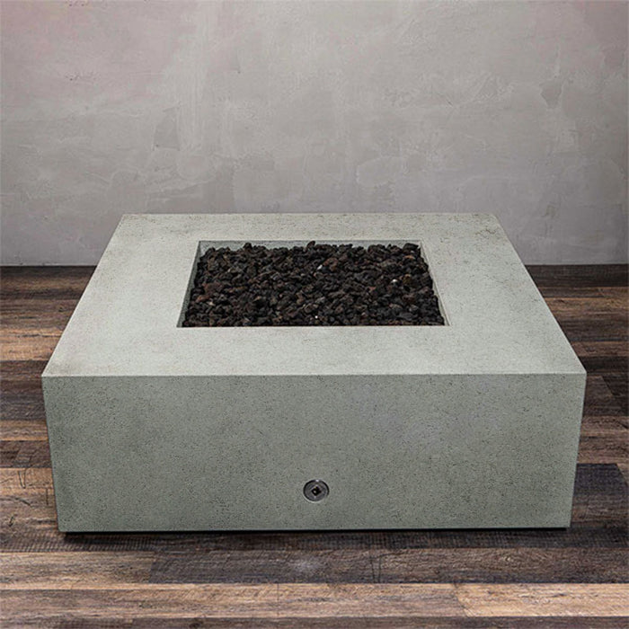 Starfire Designs Rustic Gravity 45" Square Concrete Gas Fire Pit