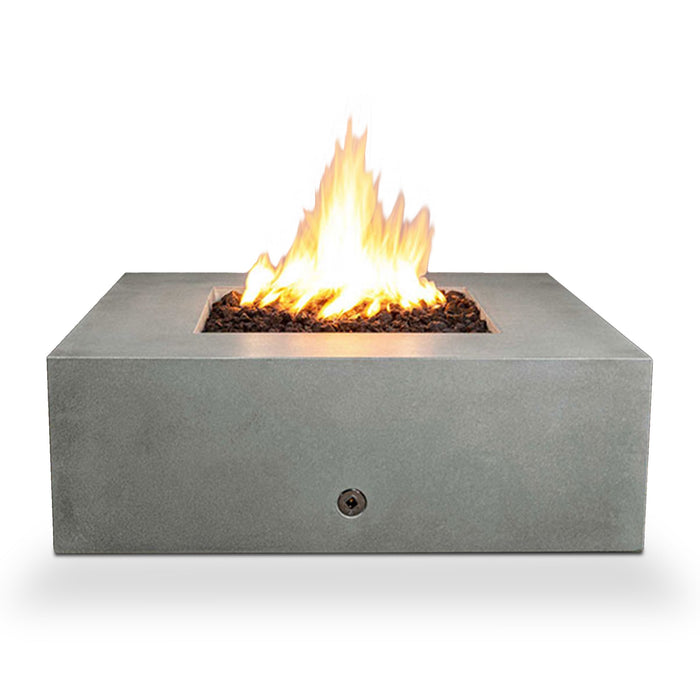 Starfire Designs Rustic Gravity 45" Square Concrete Gas Fire Pit