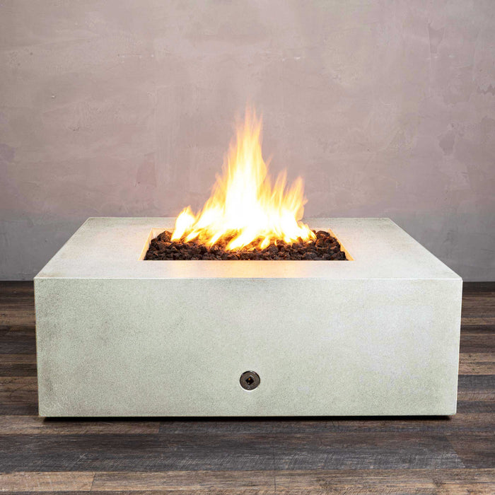 Starfire Designs Rustic Gravity 45" Square Concrete Gas Fire Pit