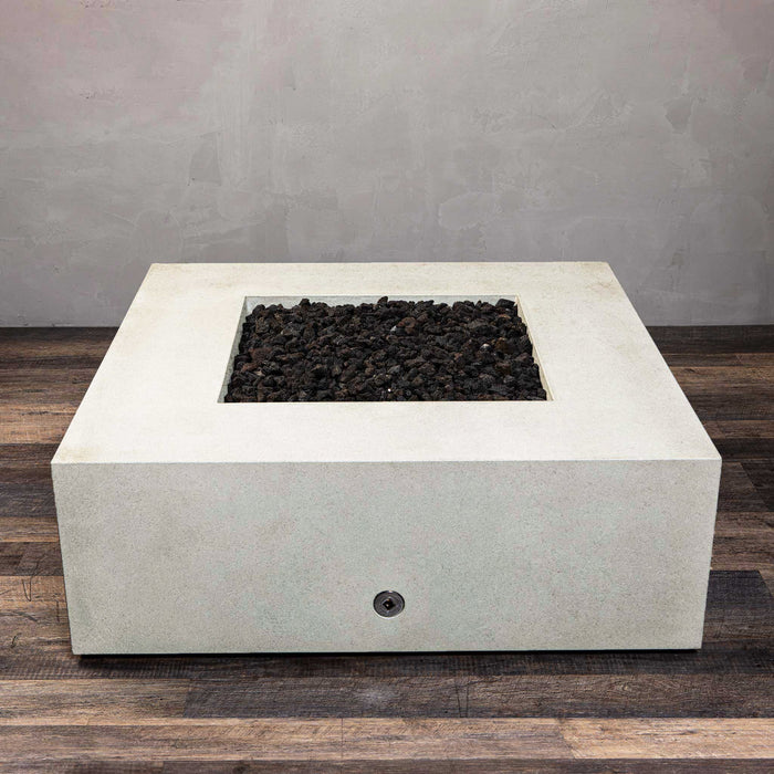 Starfire Designs Rustic Gravity 45" Square Concrete Gas Fire Pit