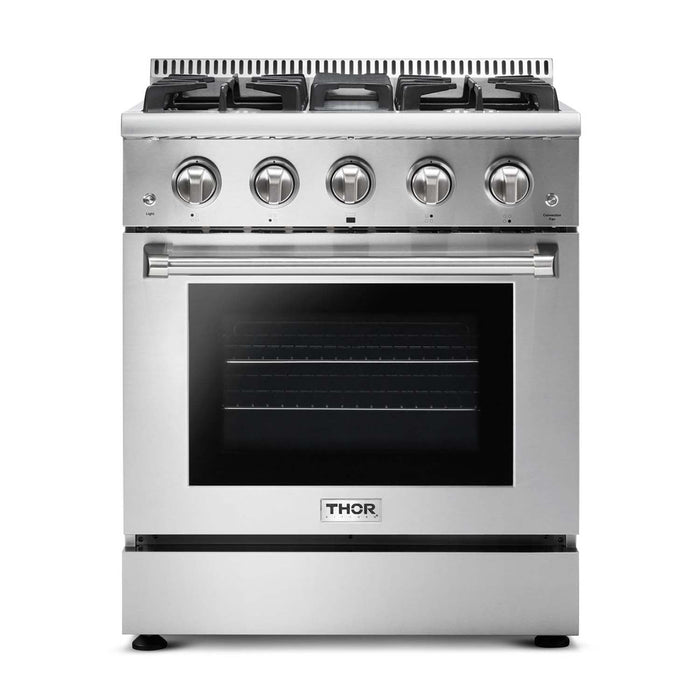 Thor Kitchen 30-Inch 4.2 cu. ft. Professional Gas Range in Stainless Steel (HRG3080U)