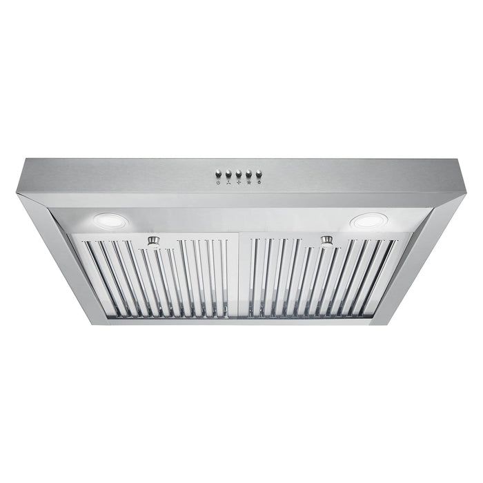 Cosmo 30-Inch 380 CFM Ducted Under Cabinet Range Hood in Stainless Steel (UC30)